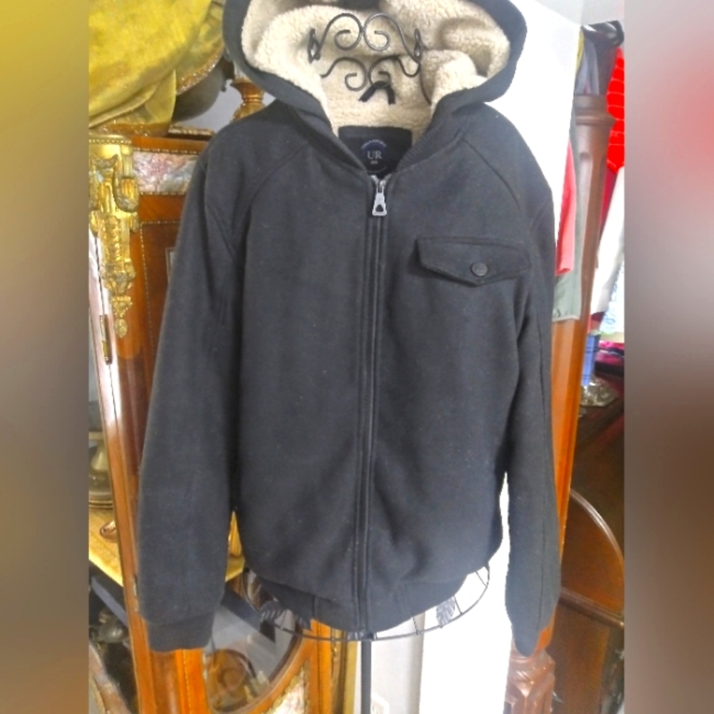 Urban Republic wool Blend peacoat with Faux